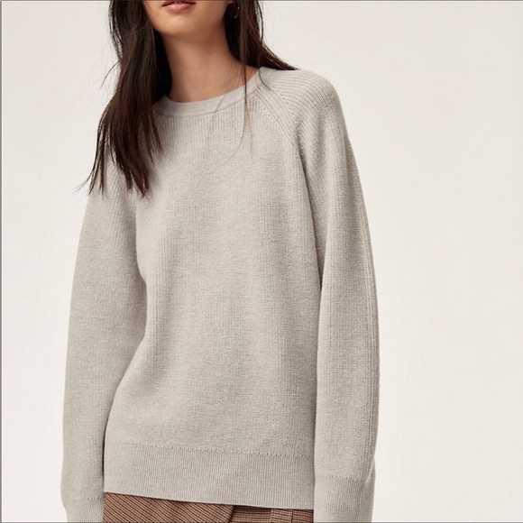 Aritzia Sweaters - Aritzia Wilfred Constance Sweater- Gray- Size S